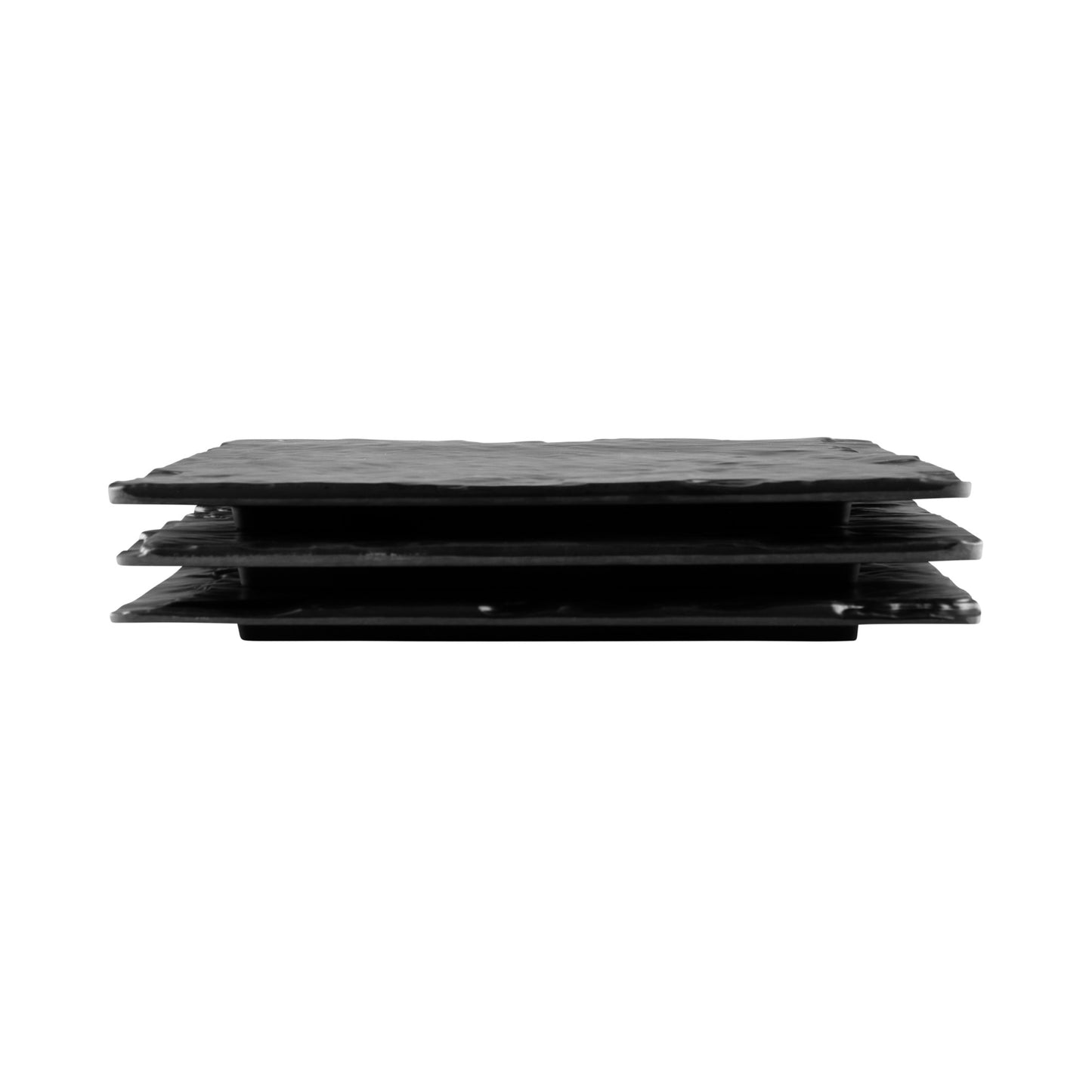 Melamine Square Faux Slate - Black