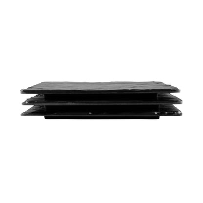 Melamine Square Faux Slate - Black