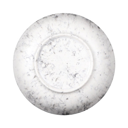 Melamine Round Bowl - Black Marble