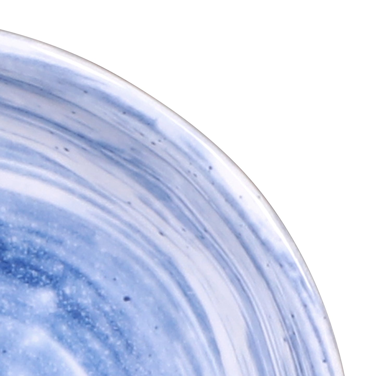 Melamine Round Bowl - Navy Design
