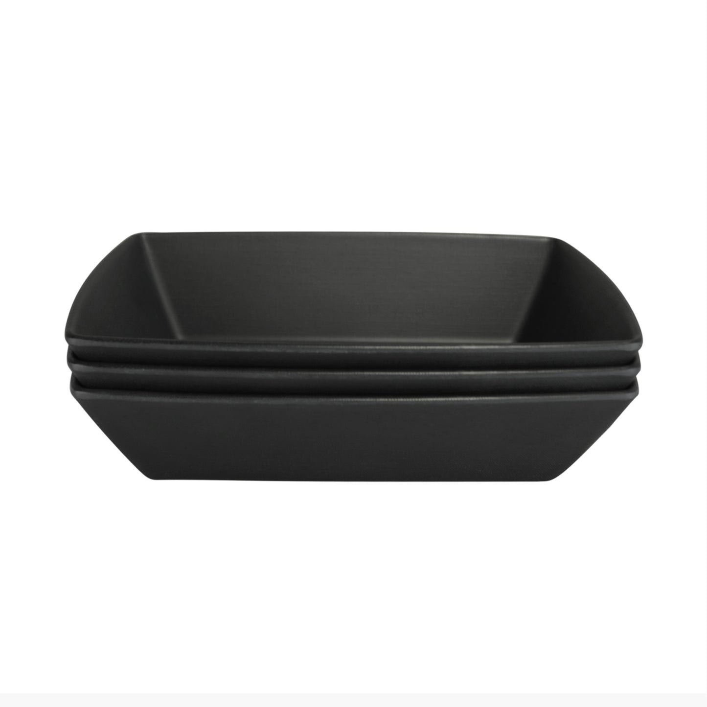 Melamine Rectangular Bowl - Black
