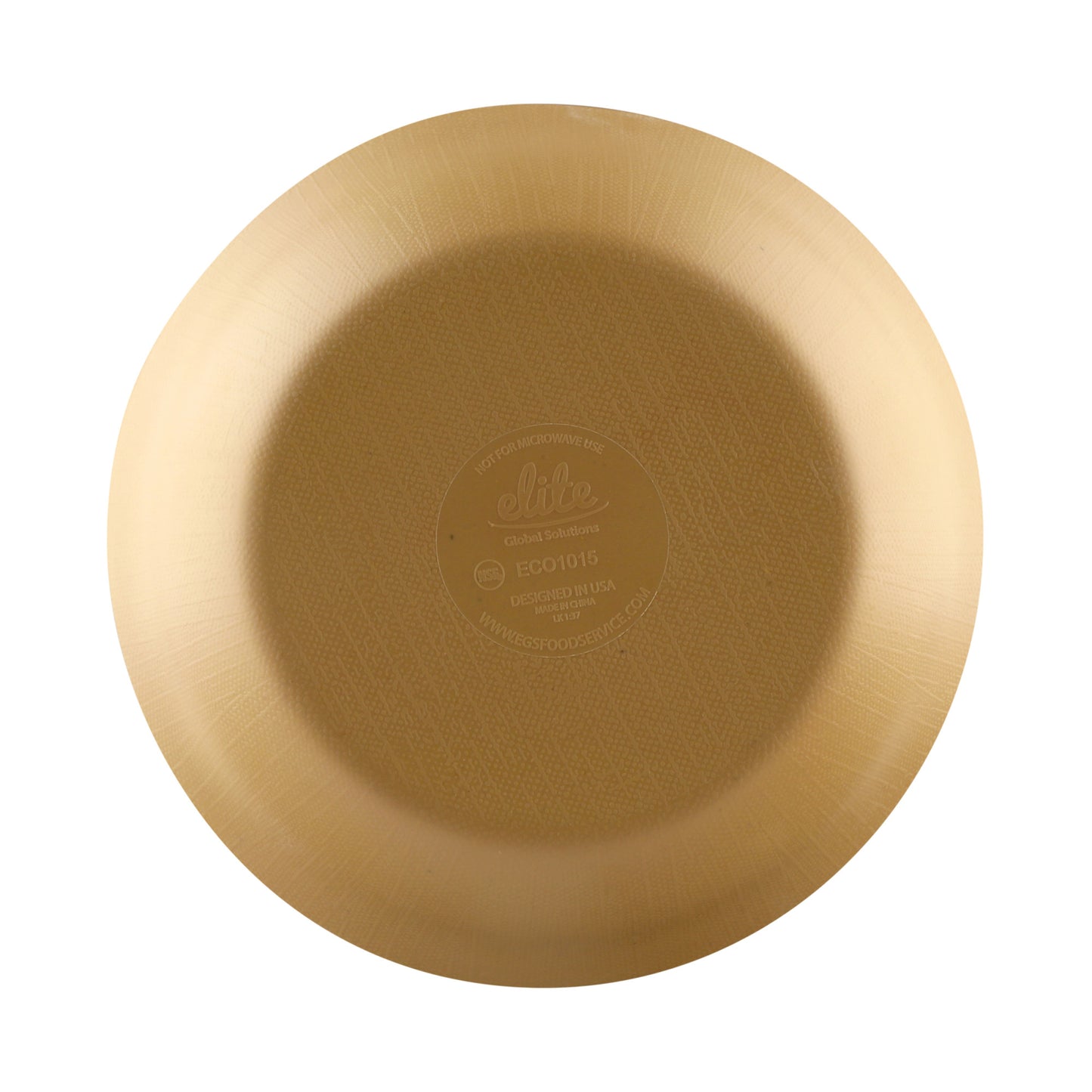 Melamine Round Bowl - Rattan