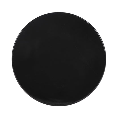 Melamine Round Flat Plate (Fits M5P Pedestal) - Black