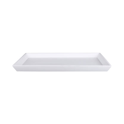 Melamine Rectangular Tray - White