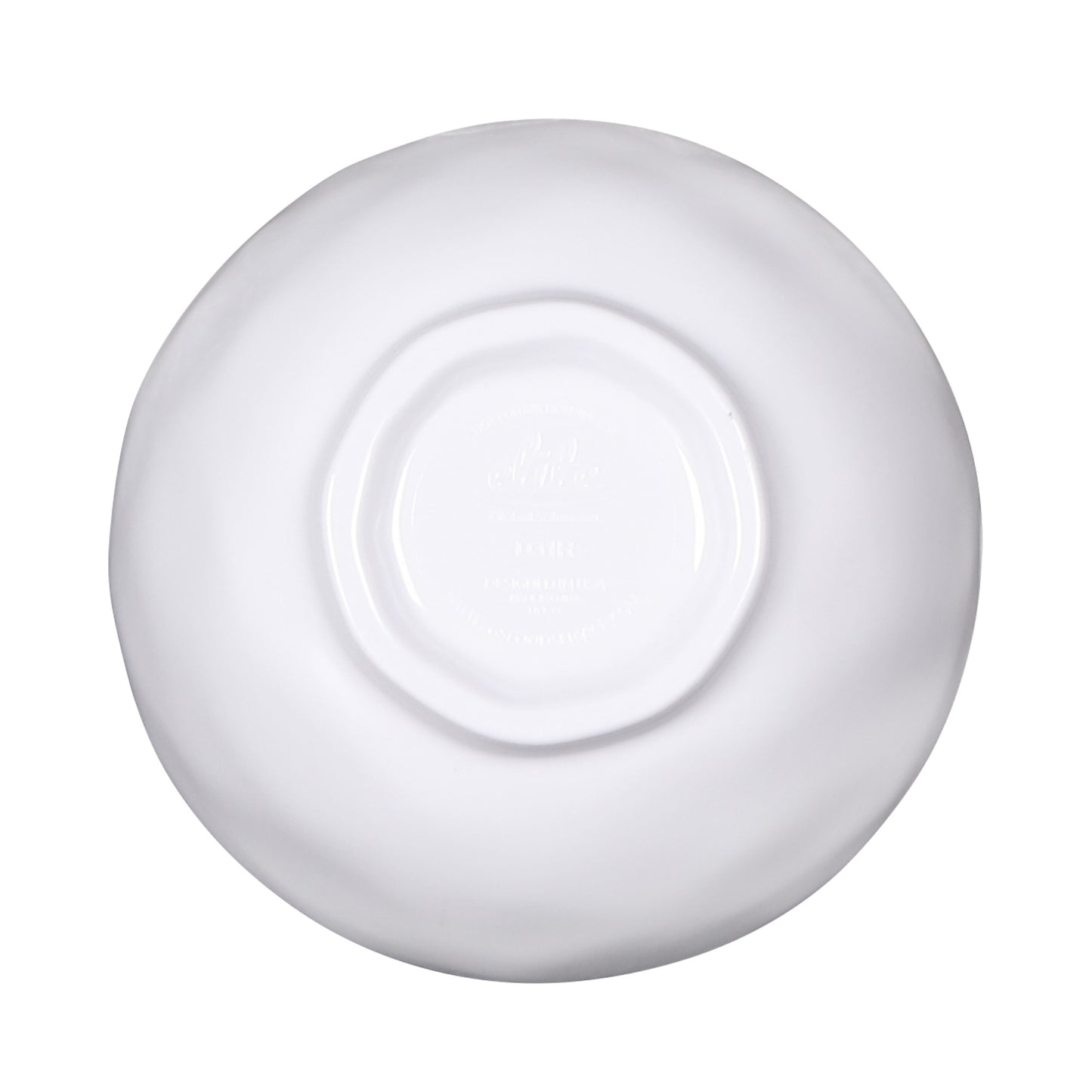 Melamine Round Bowl - Navy Design