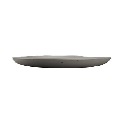 Melamine Round Plate - Dark Gray w/ Speckle