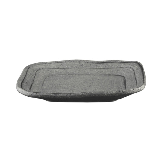 Melamine Irregular Square Plate - Granite Stone Design