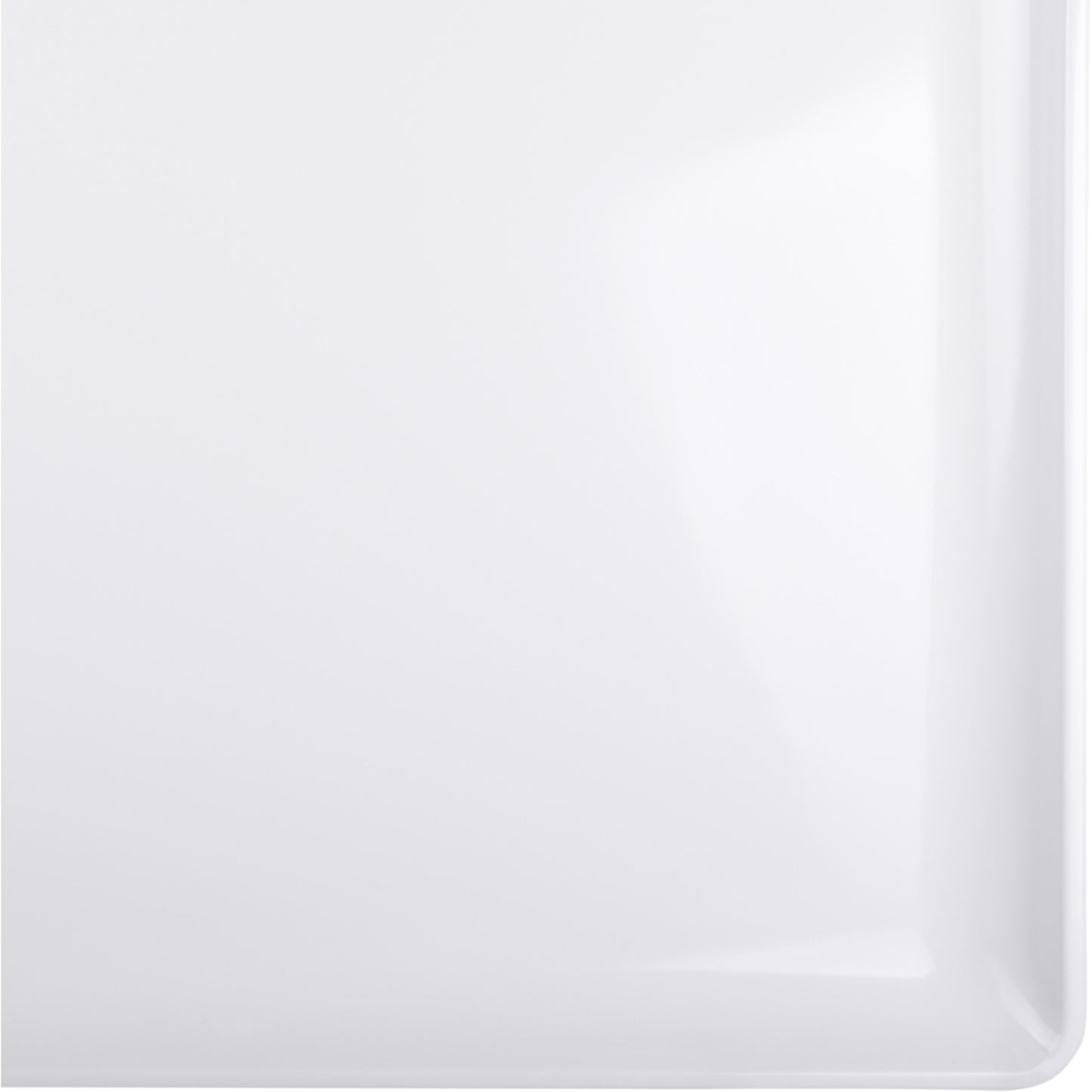 Melamine Rectangular Tray - White