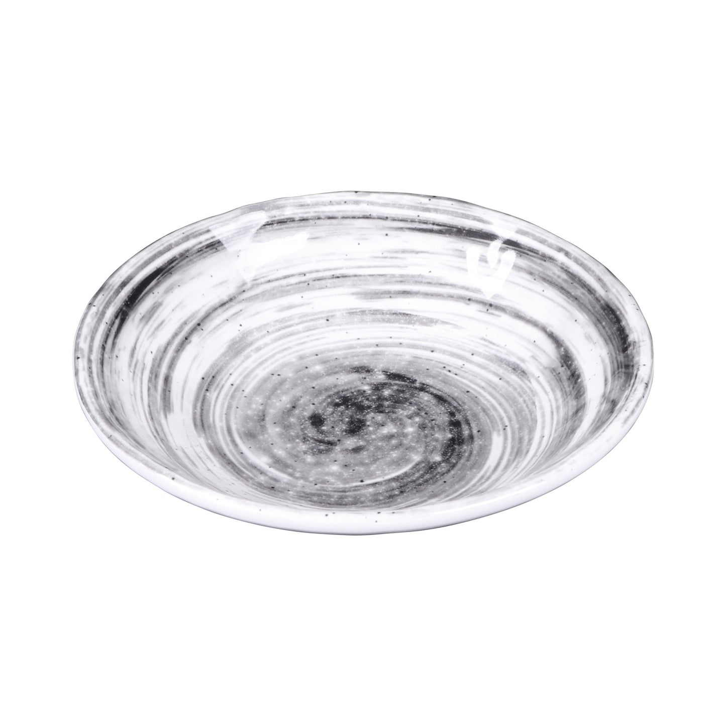 Melamine Round Bowl - Black Design