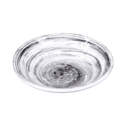 Melamine Round Bowl - Black Design