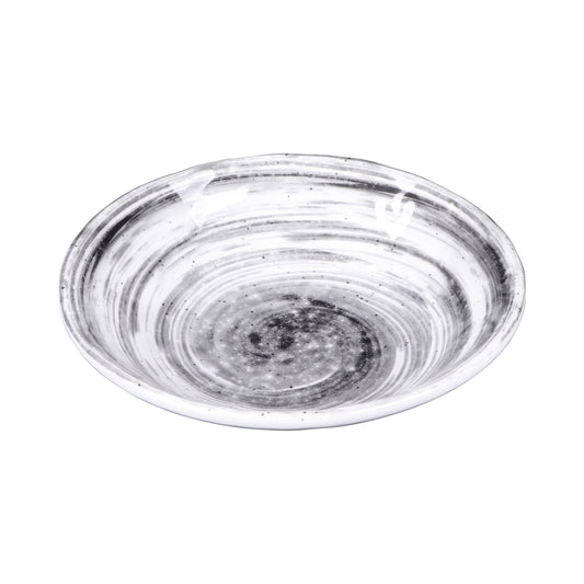 Melamine Round Bowl - Black Design
