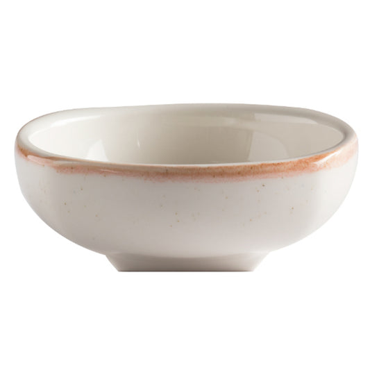 3.8 oz. Beige Porcelain Bowl, 5" x 5", Corona Artisan Beige (Stocked) (12 Pack)