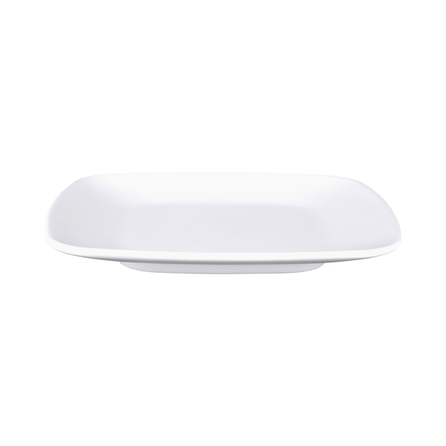 Melamine Square Plate - White