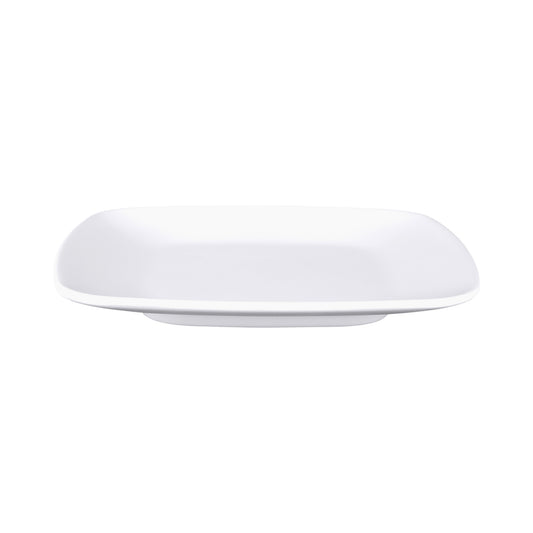 Melamine Square Plate - White
