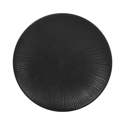 Melamine Round Plate - Black