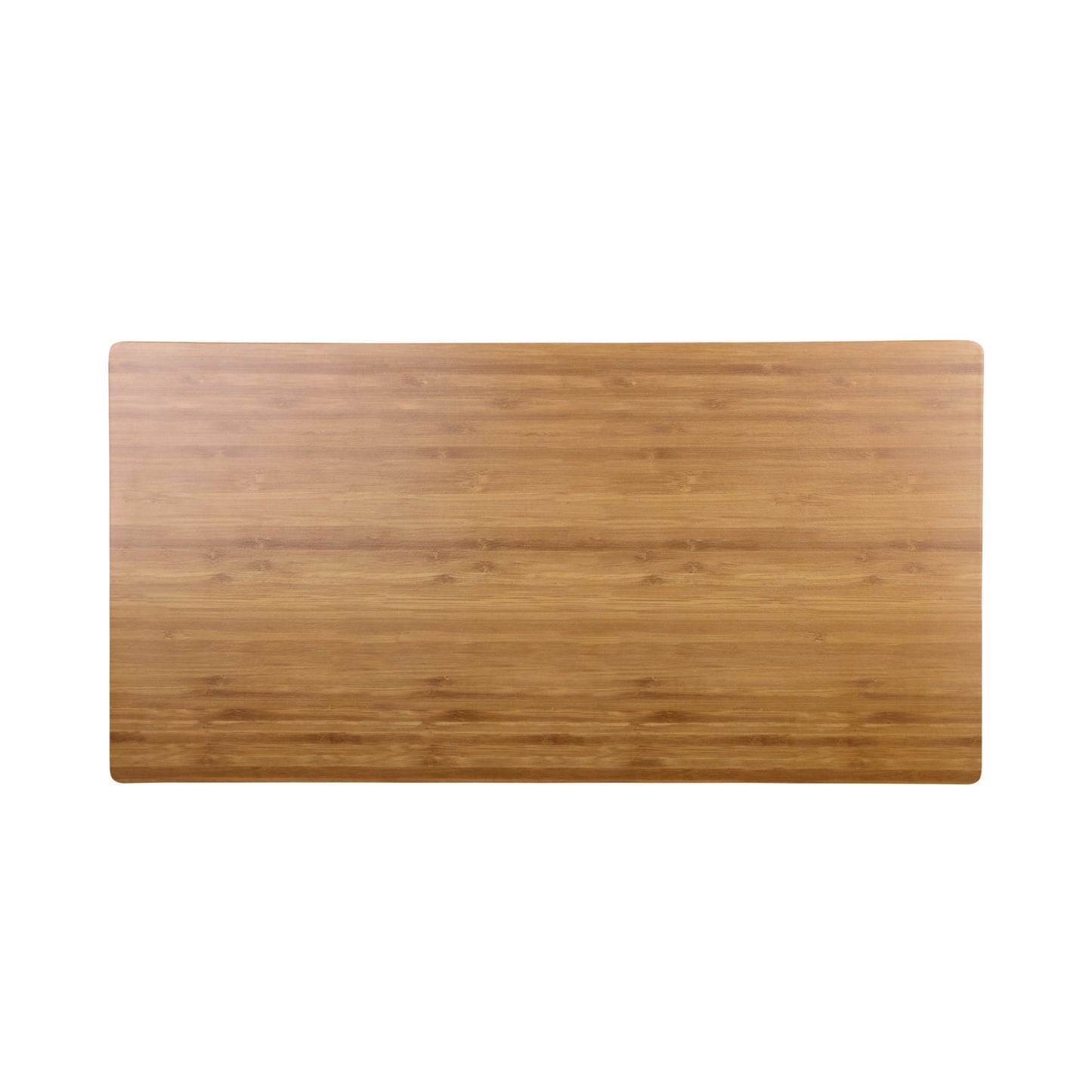 Melamine Rectangular Faux Wood - Bamboo