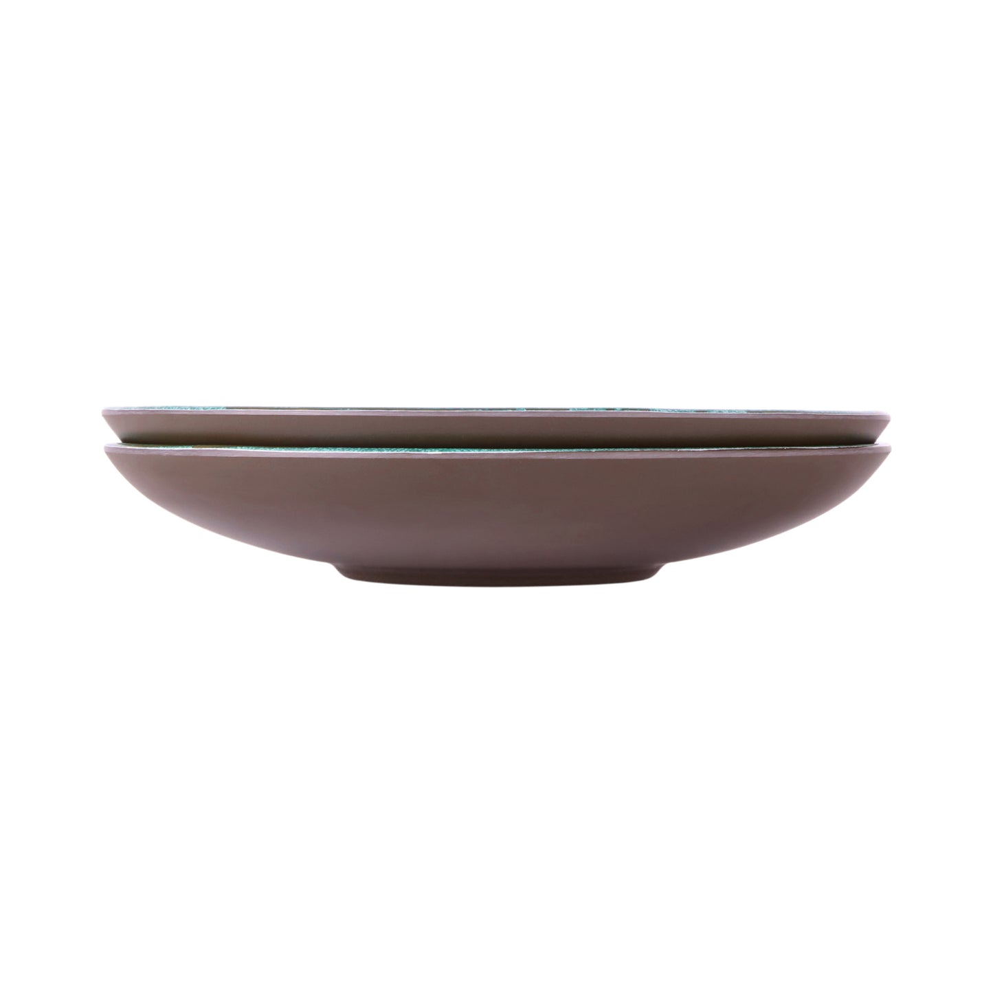 Melamine Round Bowl - Stardust Green