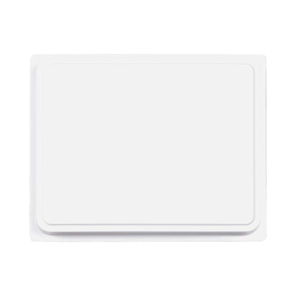 Melamine Rectangular Reversible Bin Lid - White