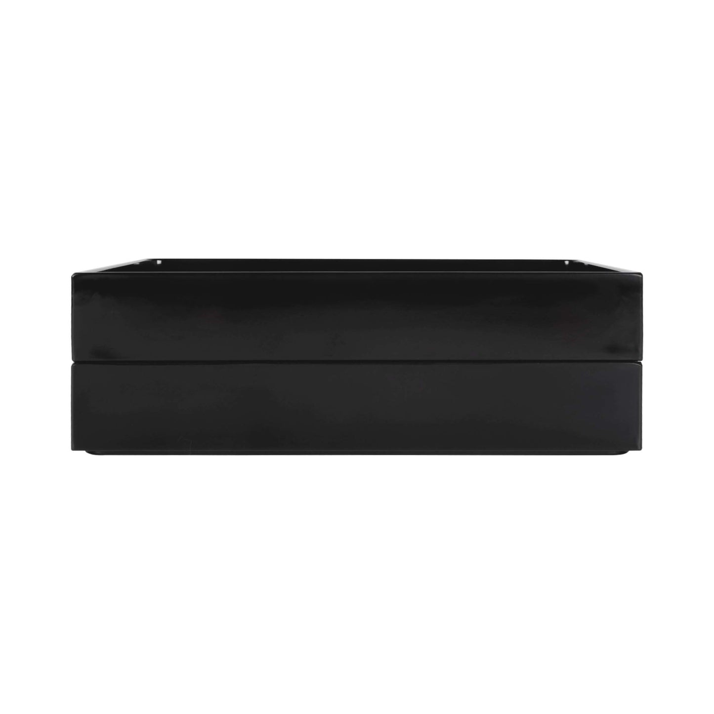 Melamine Rectangular Bin - Black