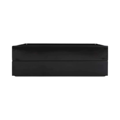 Melamine Rectangular Bin - Black