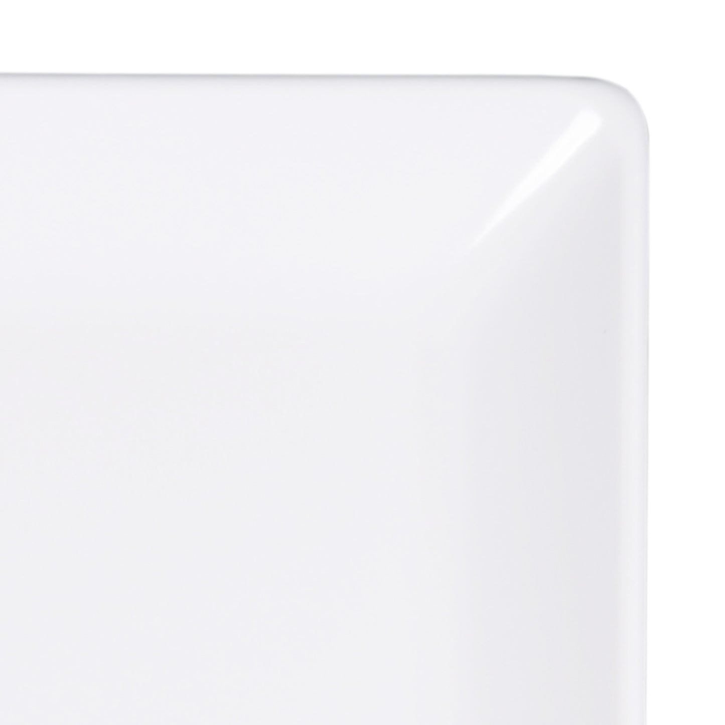 Melamine Square Plate - White