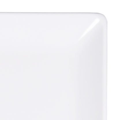Melamine Square Plate - White