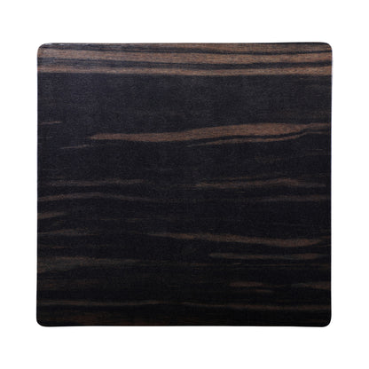 Melamine Square Faux Wood - Zebrawood