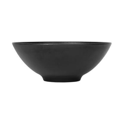 Melamine Round Bowl - Black