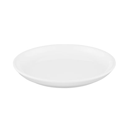 Melamine Round Coupe Plate - White
