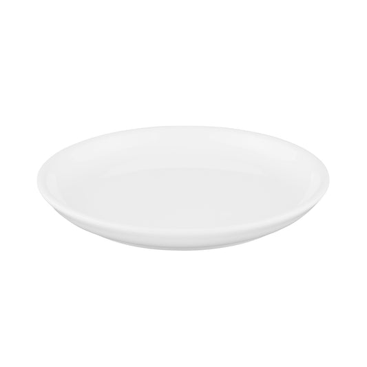 Melamine Round Coupe Plate - White