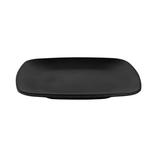 Melamine Square Plate - Black
