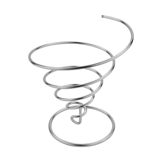 Metal Spiral Cone French Fry Holder