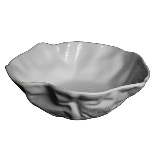 40.6 oz rainex showered white large melamine bowl, 9"L x 9"W x 2.25"H, GET, cheforward