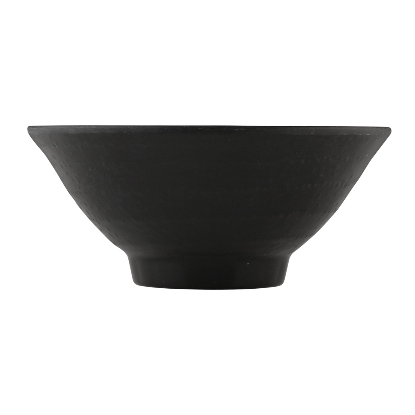 Melamine Bowl - Black Matte Finish Outside/Black Gloss Finish Inside