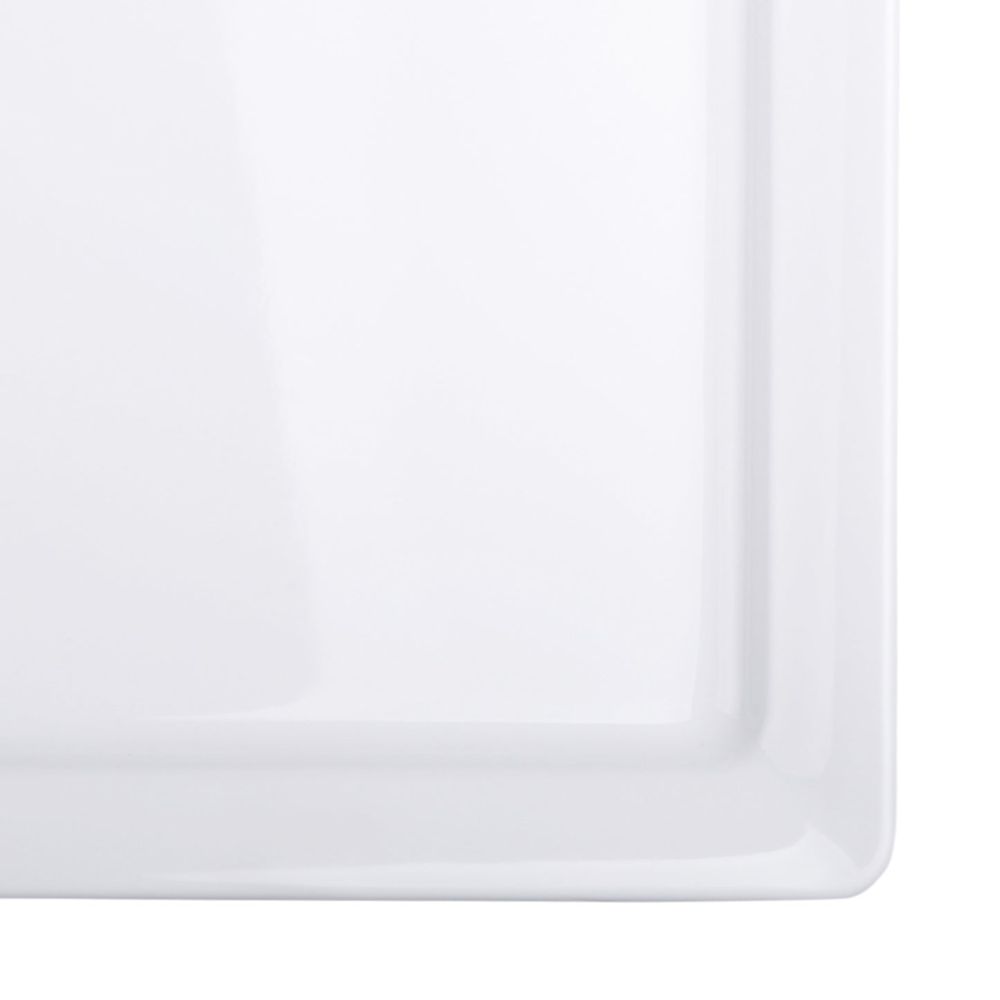Melamine Rectangular Serving Platter - White