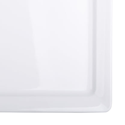 Melamine Rectangular Serving Platter - White