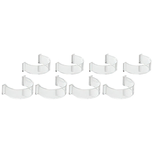 Set of 8 Plain Salad Dressing Bottle Clips