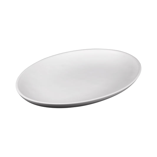 Melamine Oval Platter - Off White