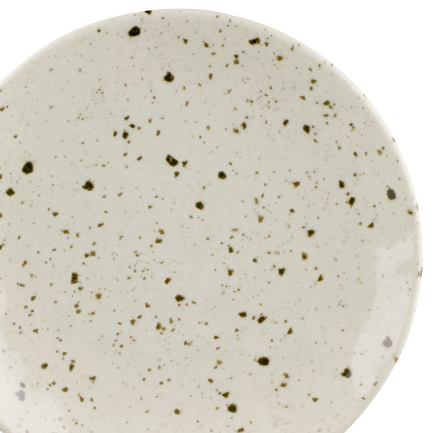 Melamine Round Plate - Chocolate Chip