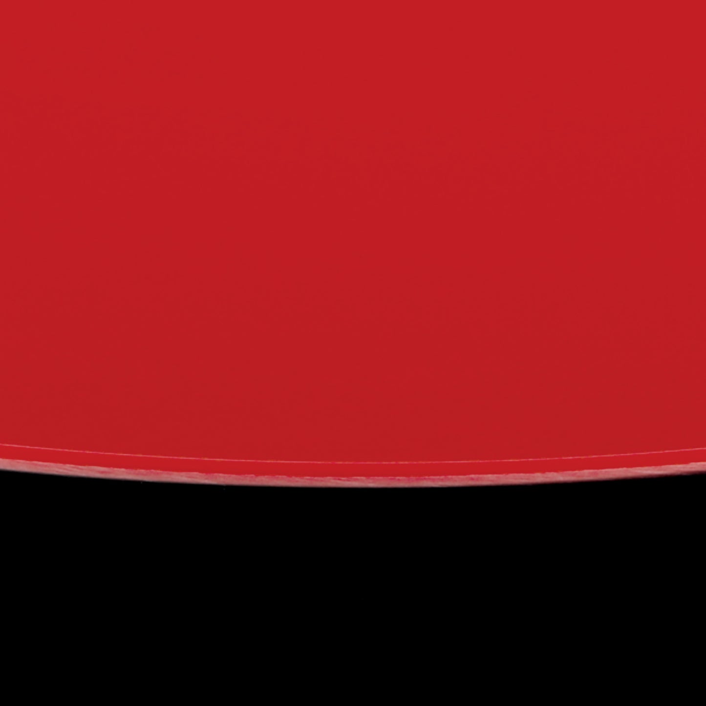 Melamine Round Two-Tone Bowl - Black Outside, Red Inside