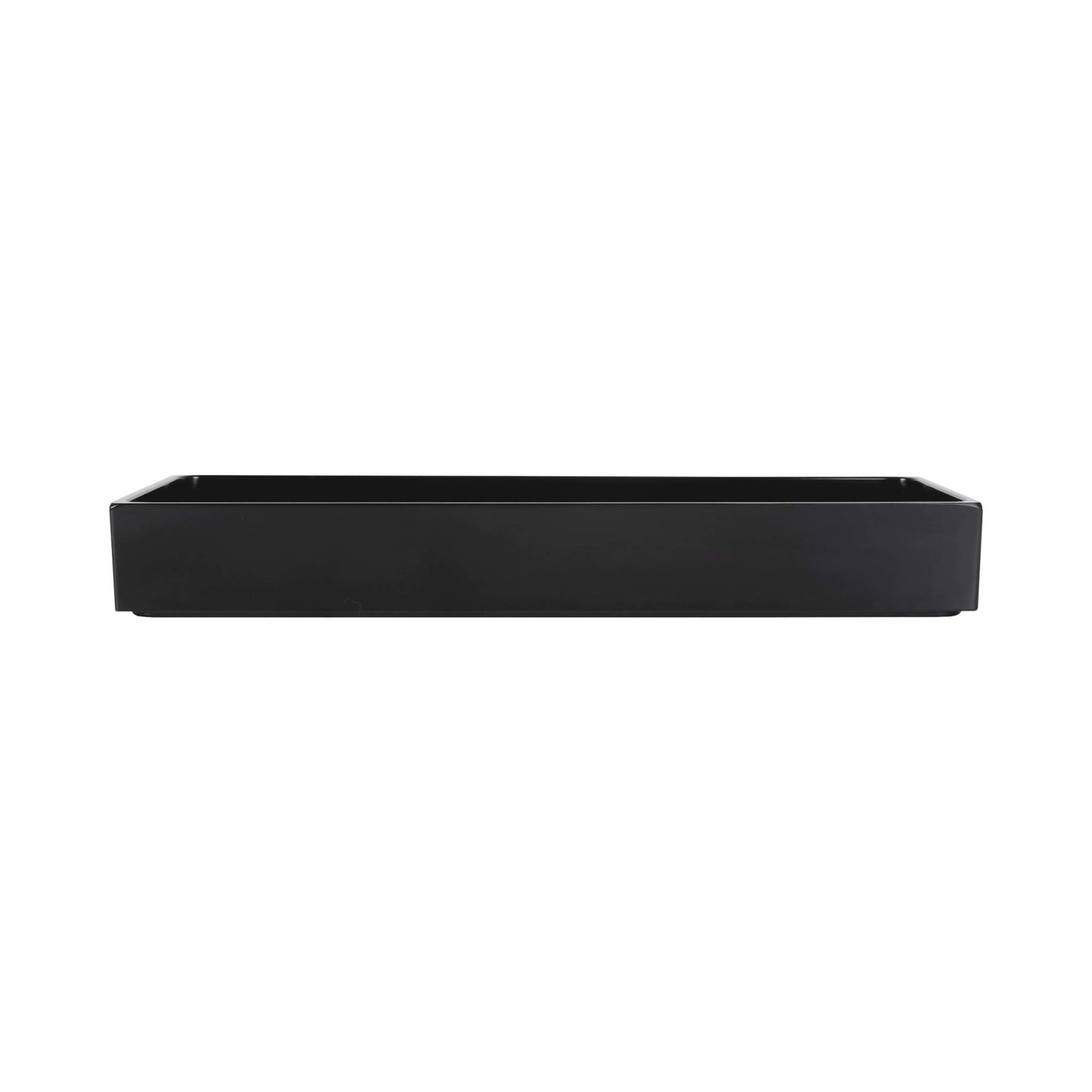 Melamine Rectangular Bin - Black