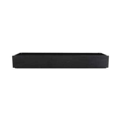 Melamine Rectangular Bin - Black