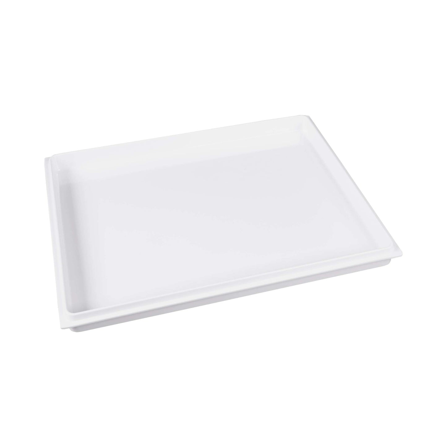 Melamine Rectangular Reversible Bin Lid - White
