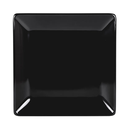 Melamine Square Plate - Black