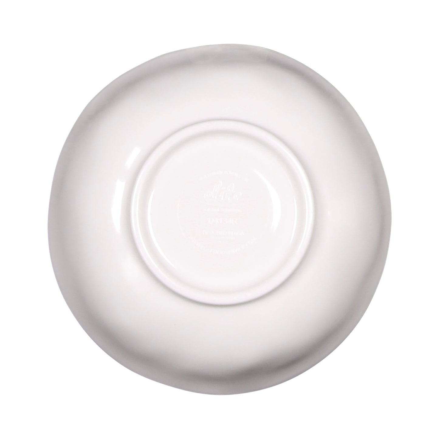 Melamine Round Bowl - Taupe Design