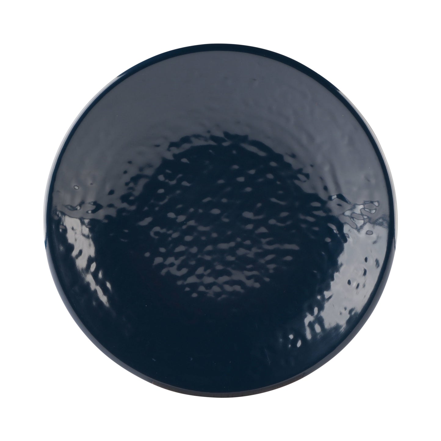 Melamine Round Pebble Plate - Lapis