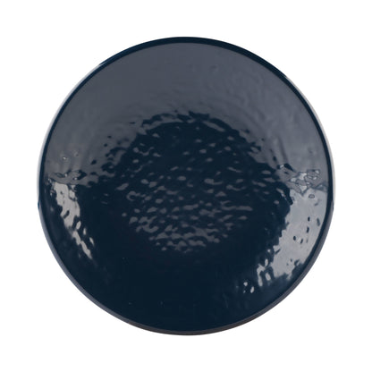 Melamine Round Pebble Plate - Lapis