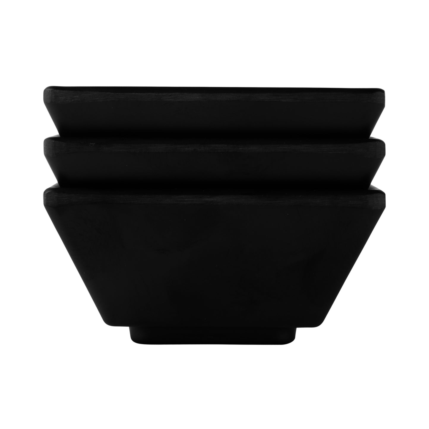 Melamine Square Ramekin - Black