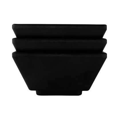 Melamine Square Ramekin - Black