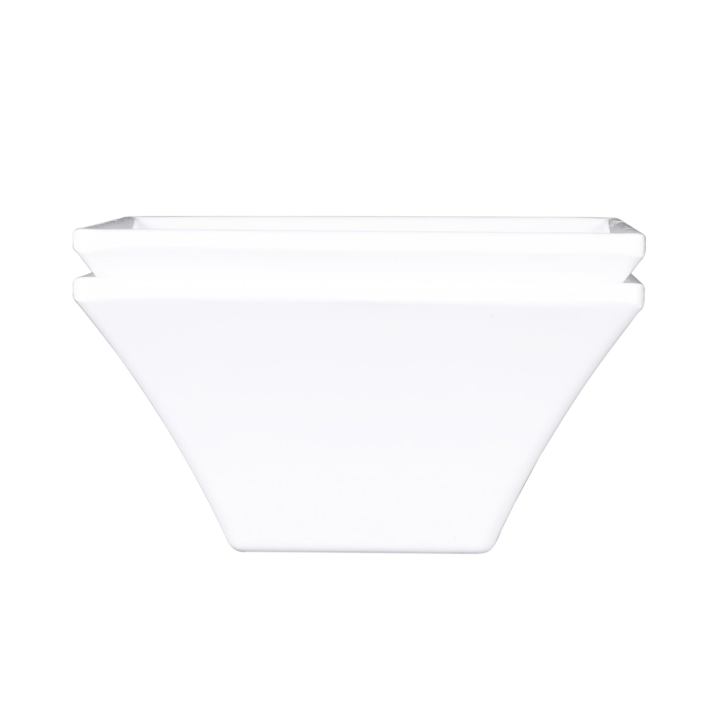Melamine Square Bowl - White